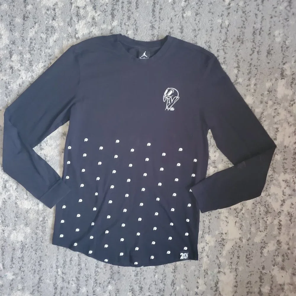 Nike Air Jordan Space Jam Shirt Sz Med Bugs Bunny w/Skull, 20th Anniversary